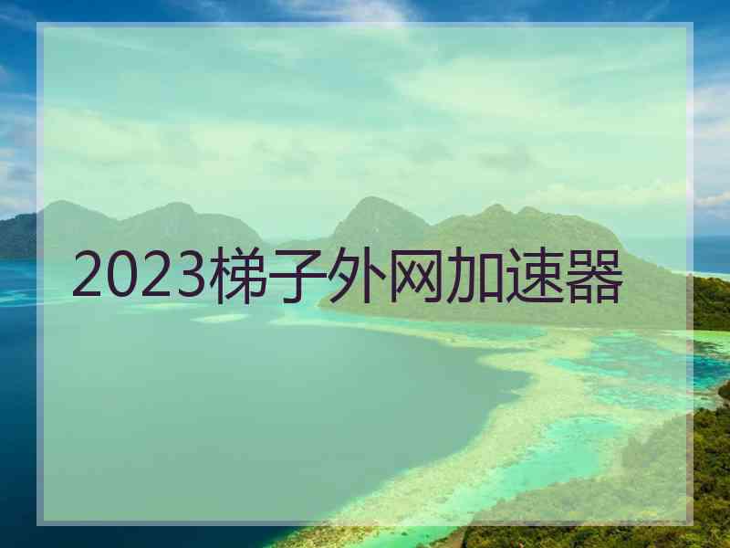 2023梯子外网加速器