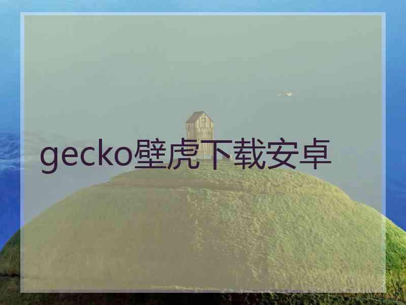 gecko壁虎下载安卓