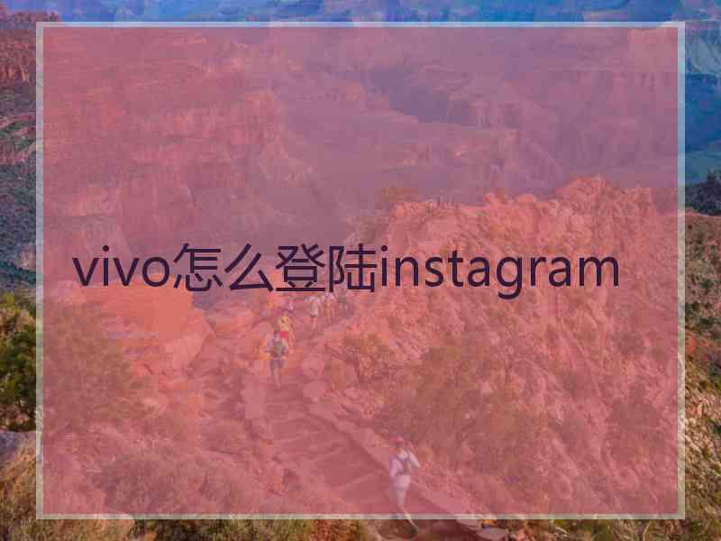 vivo怎么登陆instagram