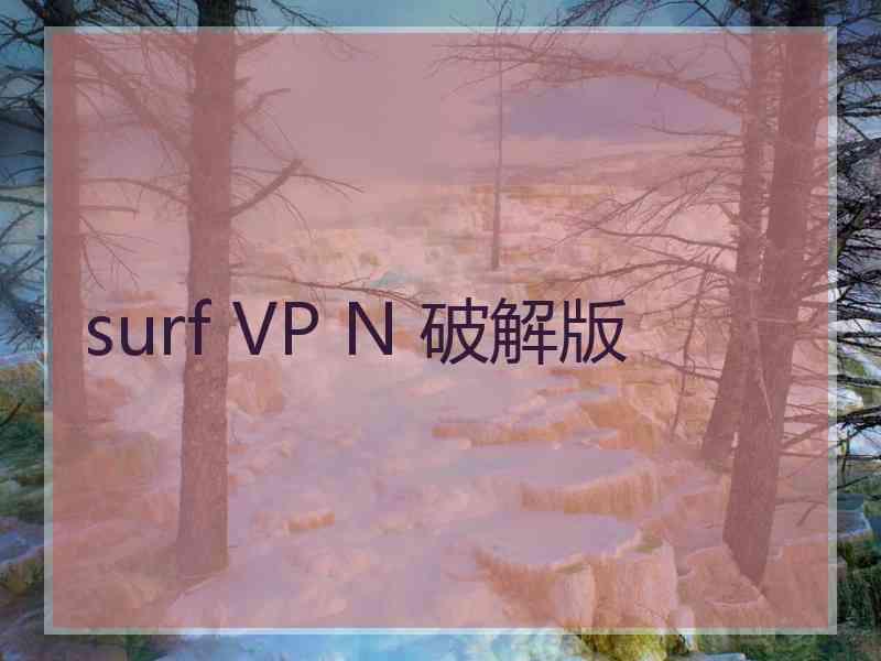 surf VP N 破解版