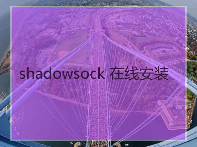 shadowsock 在线安装