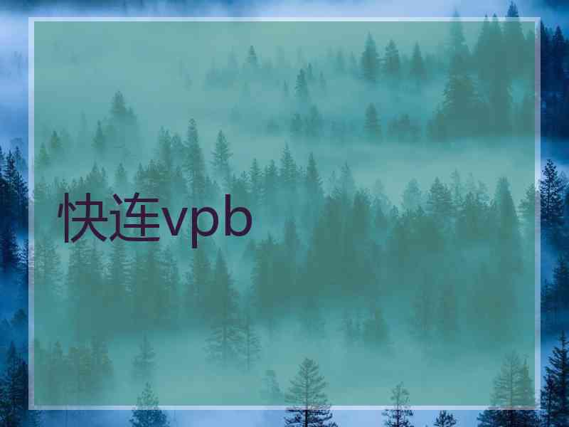 快连vpb