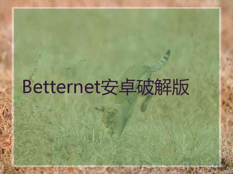 Betternet安卓破解版