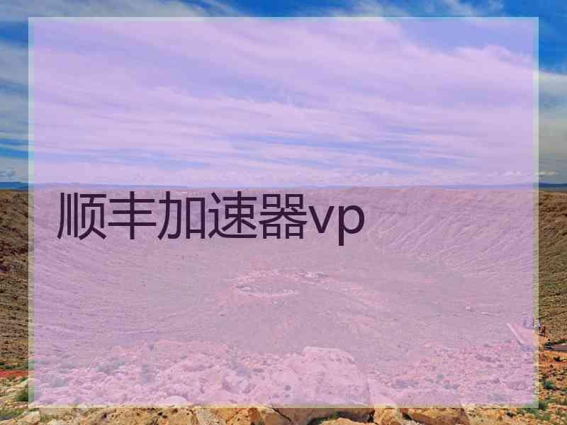 顺丰加速器vp