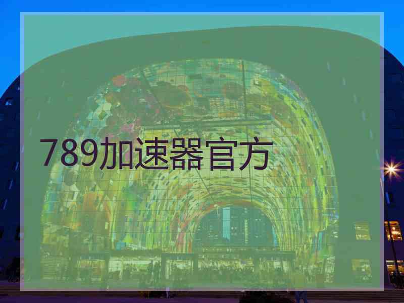 789加速器官方