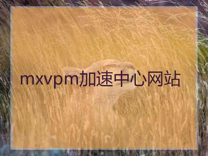 mxvpm加速中心网站