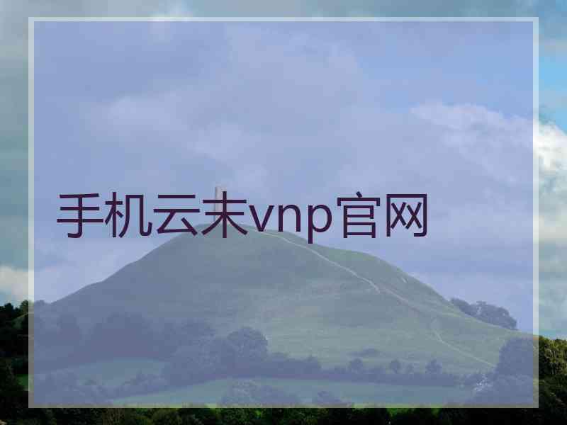 手机云末vnp官网