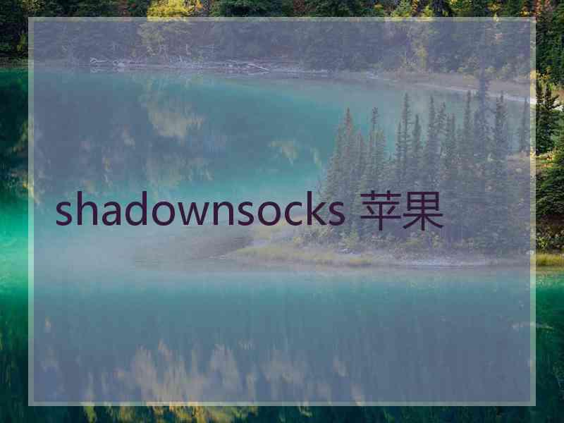 shadownsocks 苹果