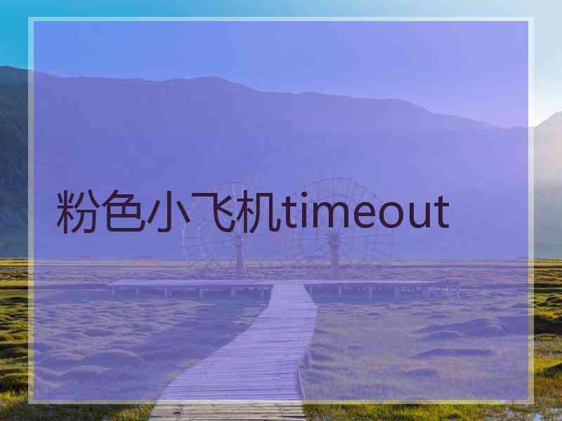 粉色小飞机timeout