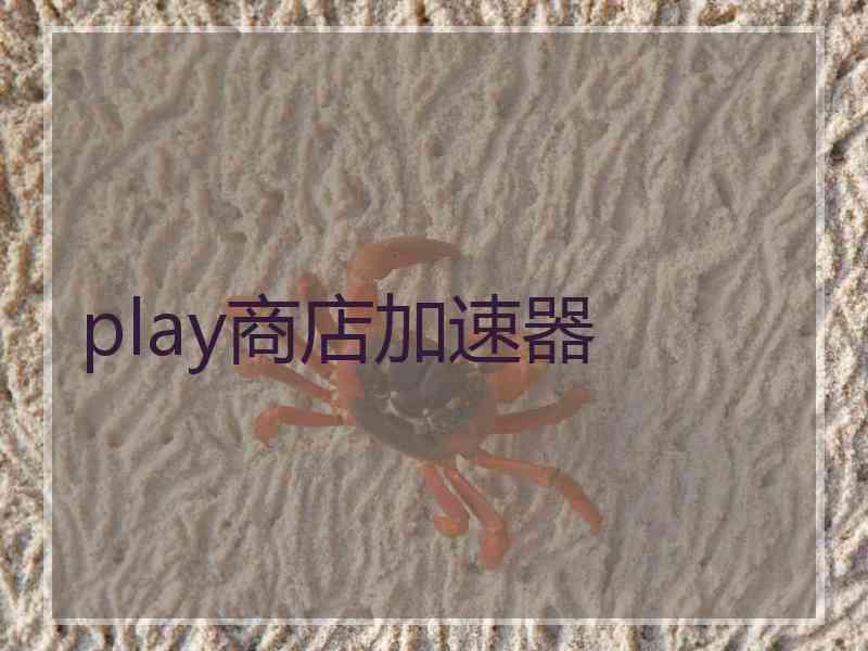 play商店加速器