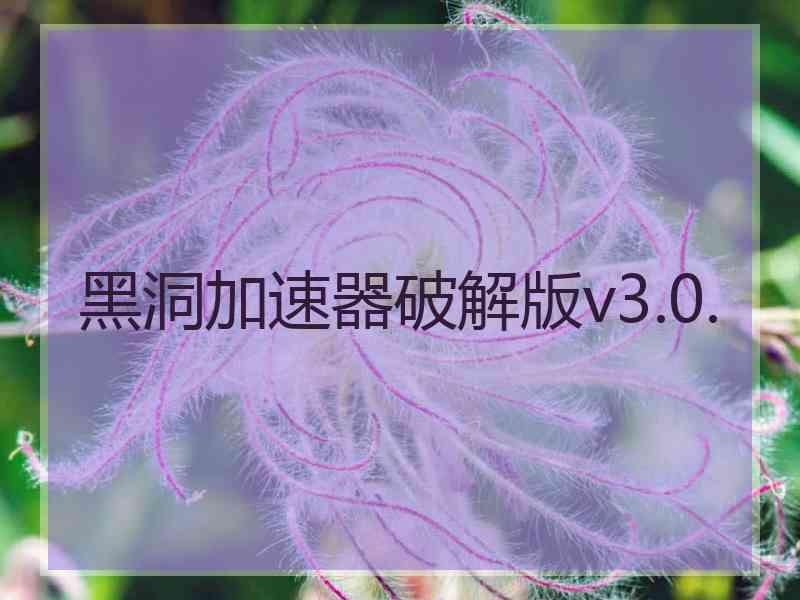 黑洞加速器破解版v3.0.