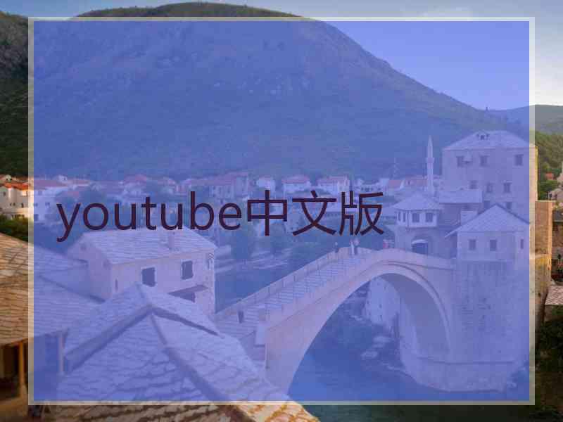 youtube中文版