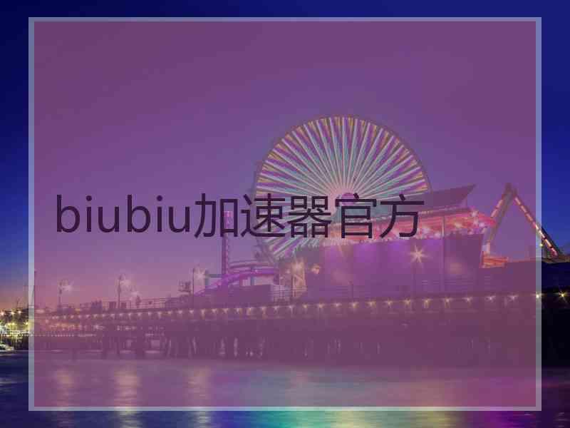 biubiu加速器官方