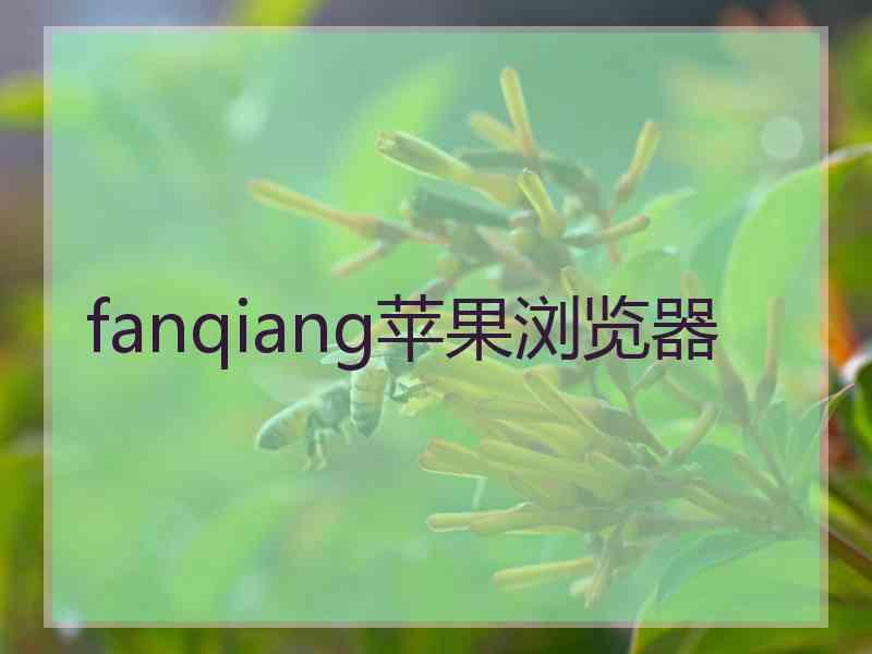 fanqiang苹果浏览器