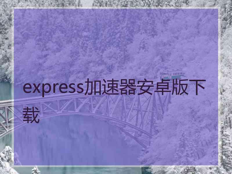 express加速器安卓版下载