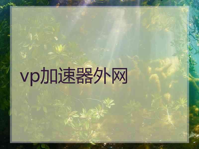 vp加速器外网