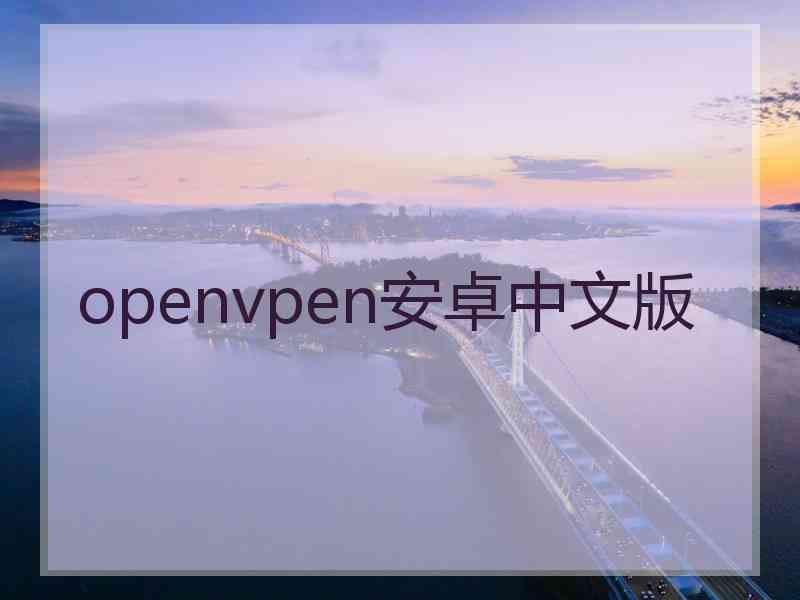 openvpen安卓中文版