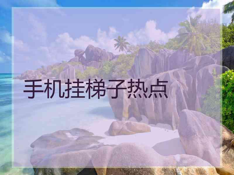 手机挂梯子热点