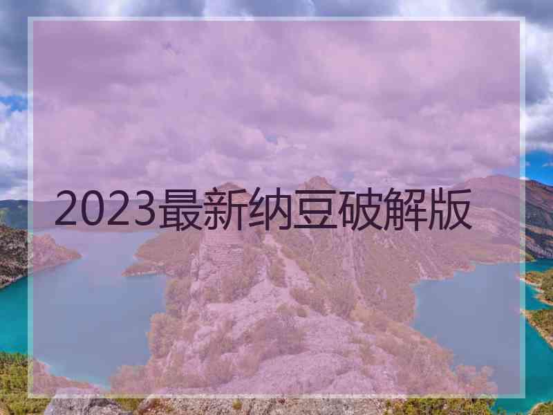 2023最新纳豆破解版