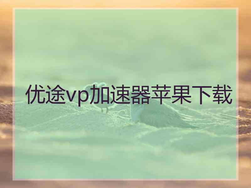 优途vp加速器苹果下载