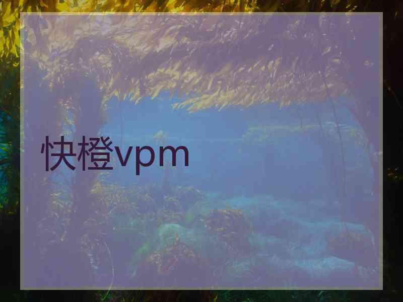 快橙vpm