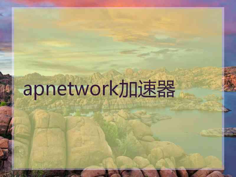 apnetwork加速器