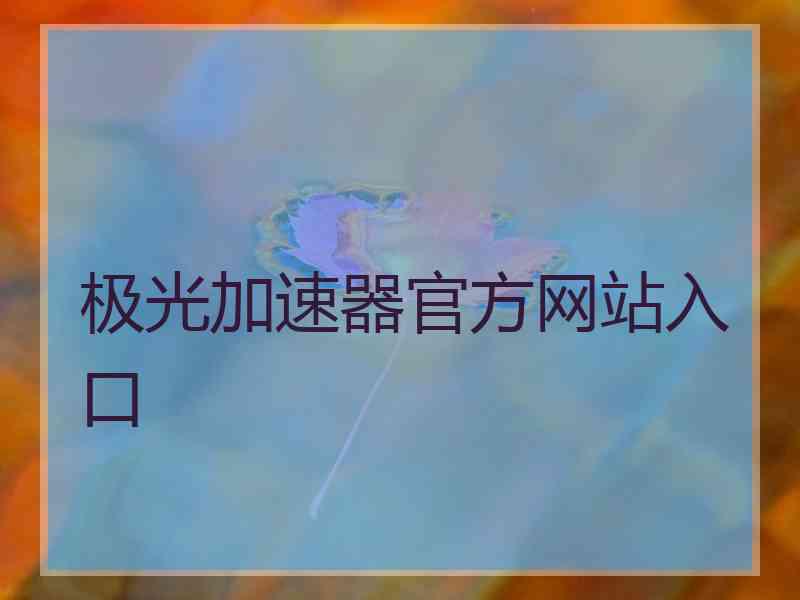 极光加速器官方网站入口