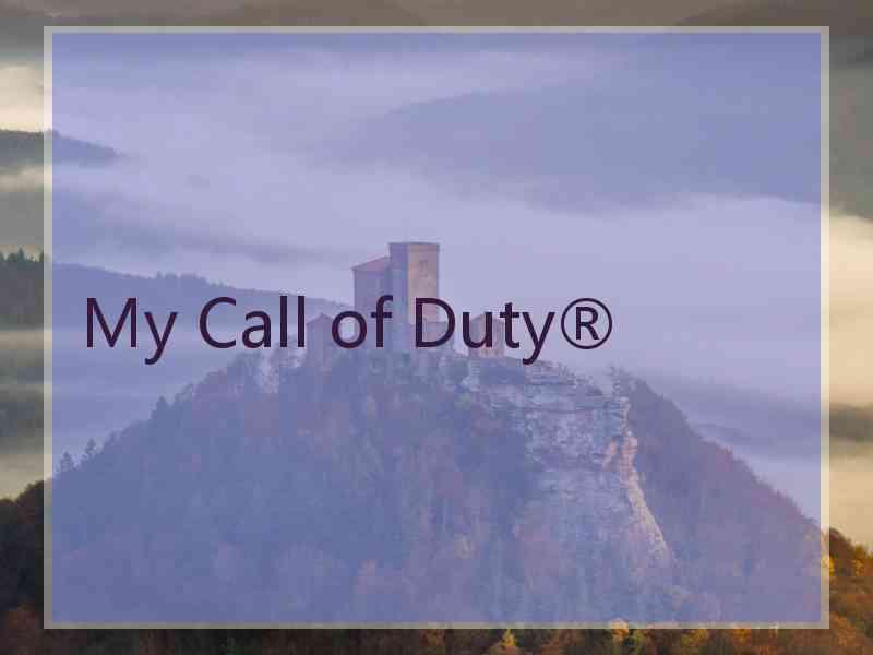 My Call of Duty®