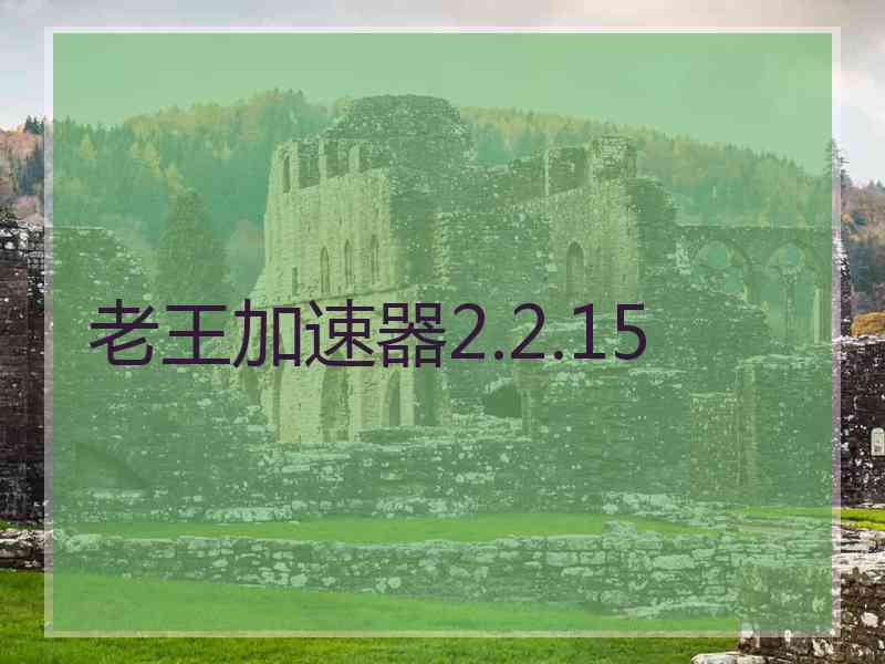 老王加速器2.2.15