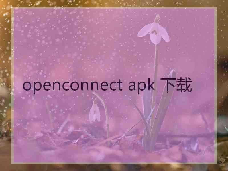 openconnect apk 下载