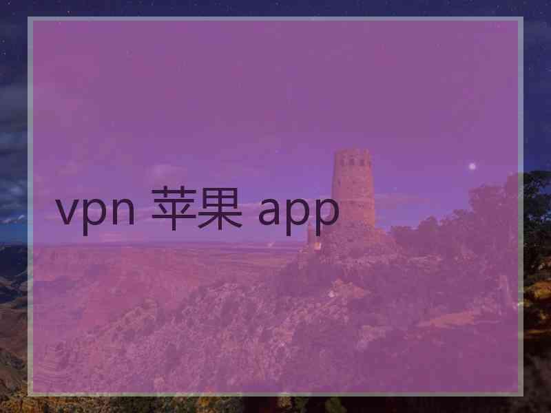 vpn 苹果 app