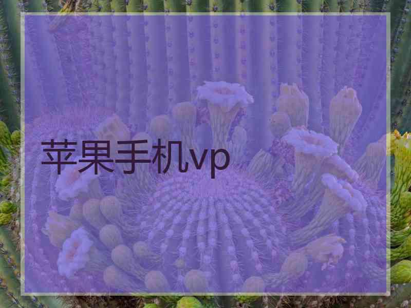 苹果手机vp