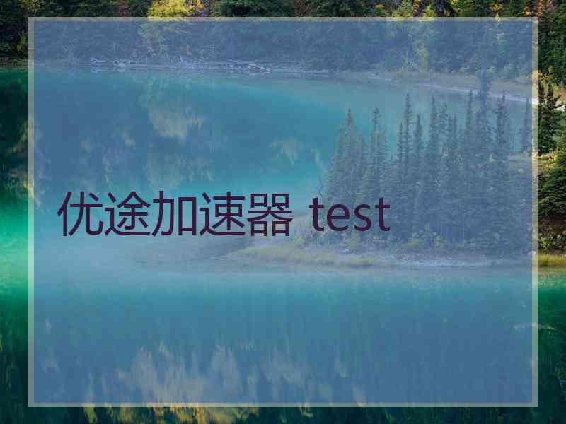 优途加速器 test