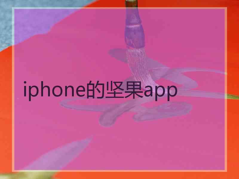 iphone的坚果app