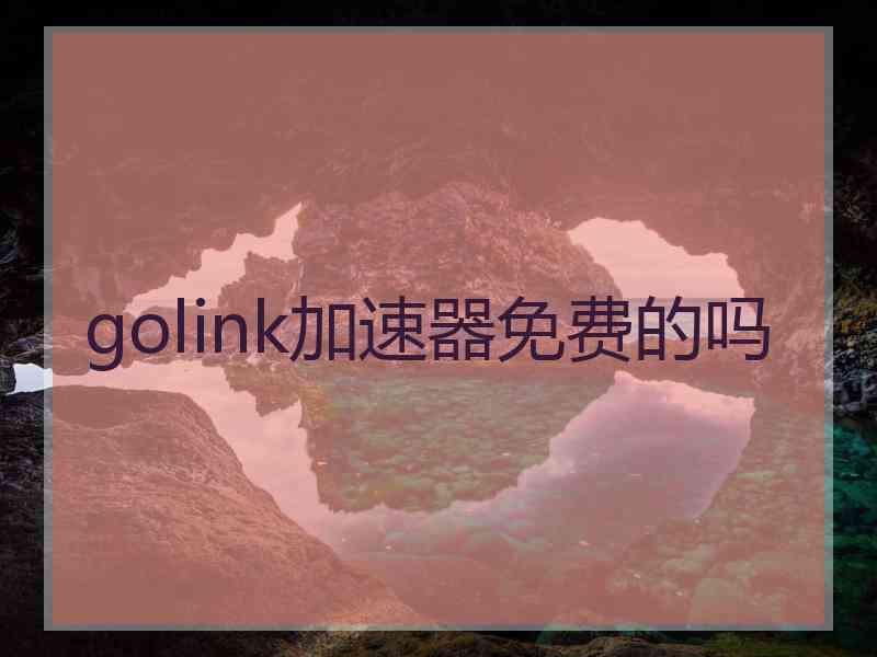 golink加速器免费的吗