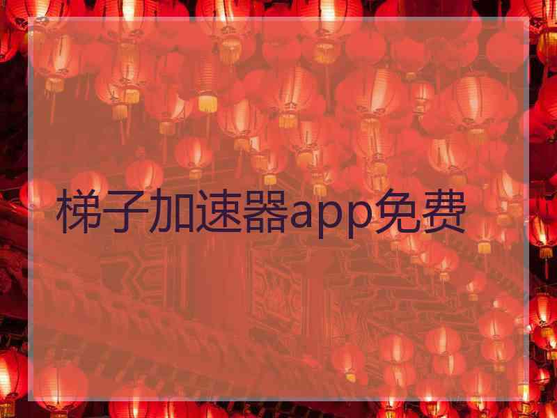 梯子加速器app免费