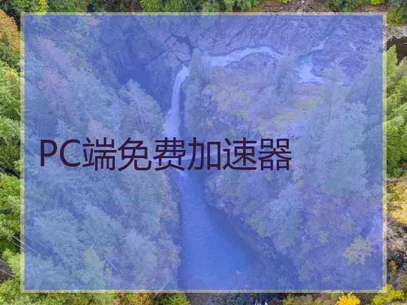 PC端免费加速器