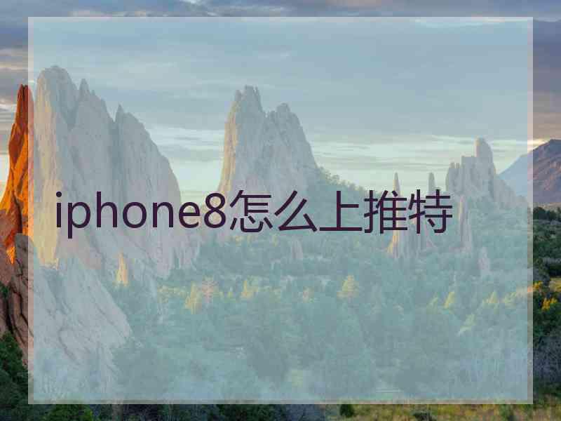 iphone8怎么上推特