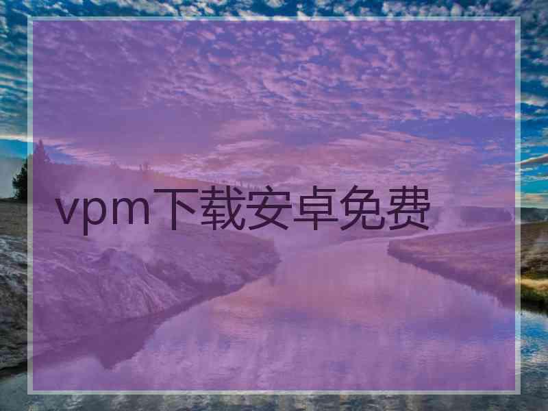 vpm下载安卓免费