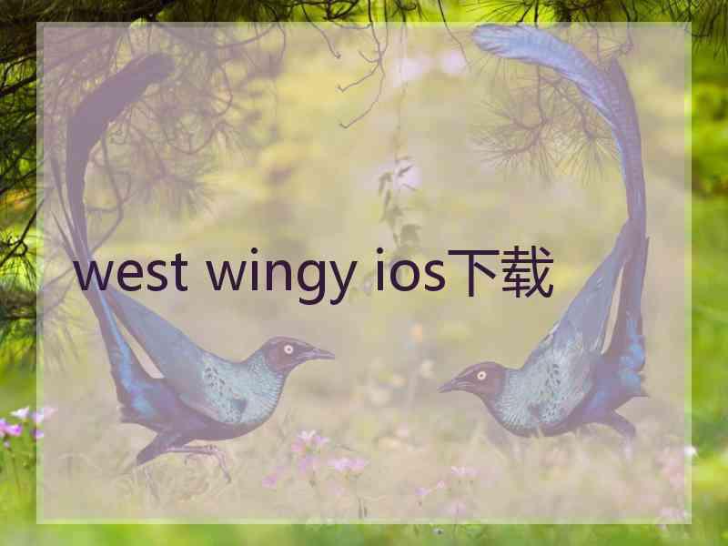 west wingy ios下载