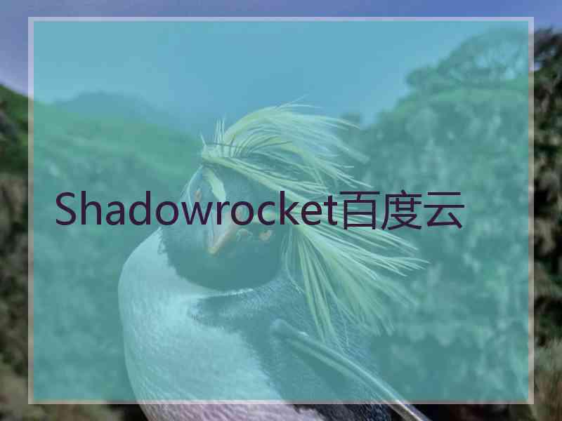 Shadowrocket百度云