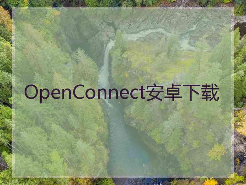 OpenConnect安卓下载