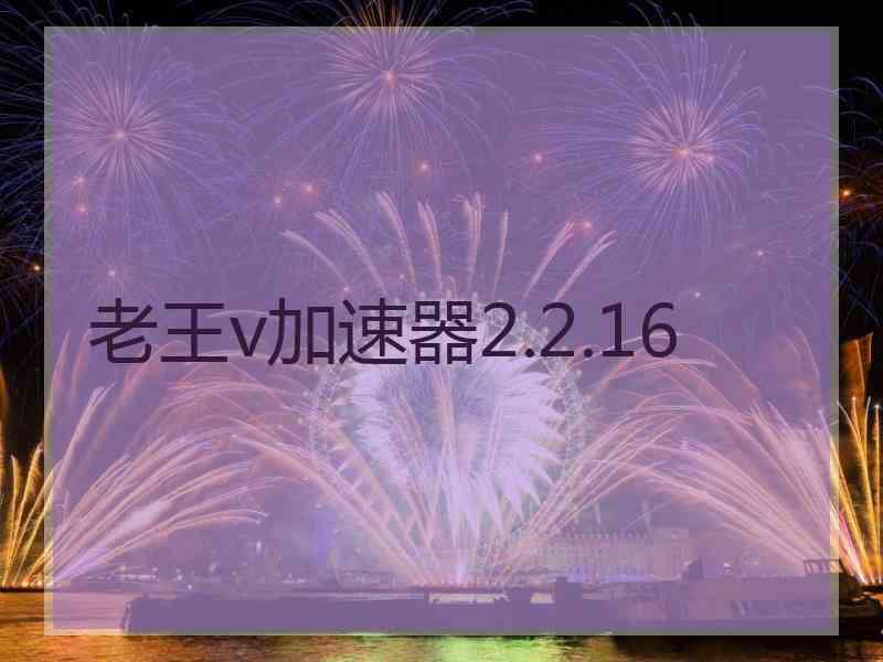 老王v加速器2.2.16