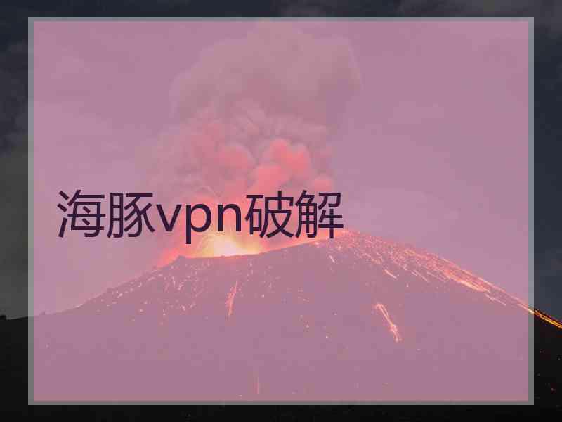 海豚vpn破解