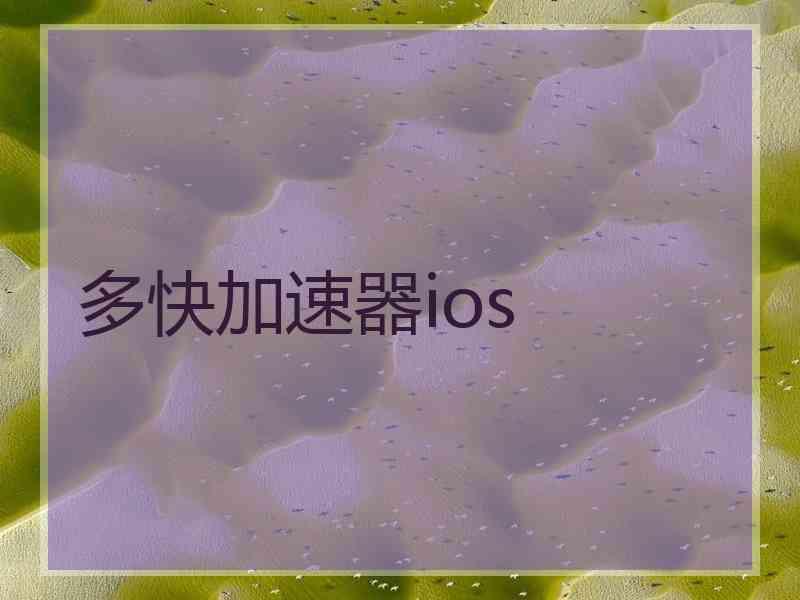 多快加速器ios