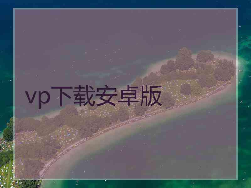 vp下载安卓版