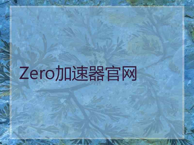 Zero加速器官网