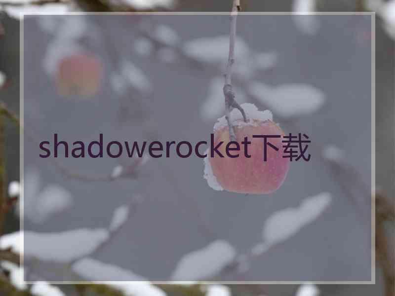 shadowerocket下载