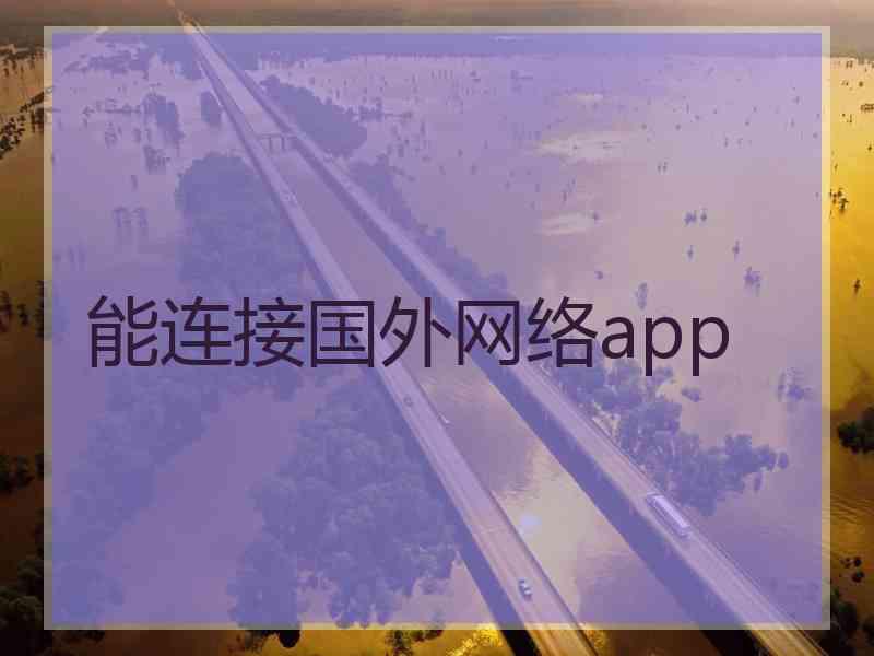 能连接国外网络app